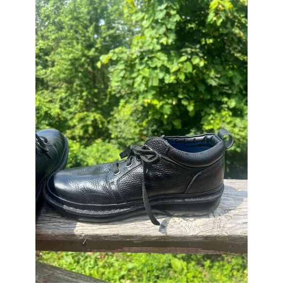Propet Men’s Villager Mid Walking Shoes Black Grained Sz 10.5 WIDE - Picture 5 of 8